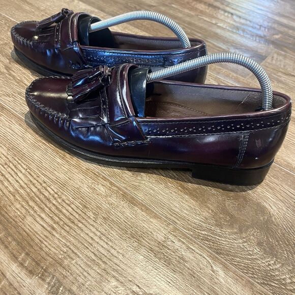G.H. Bass Weejuns Bass Jeremy Shoes Mens 9 EE Burgundy Leather Tassel Loafers main image 14